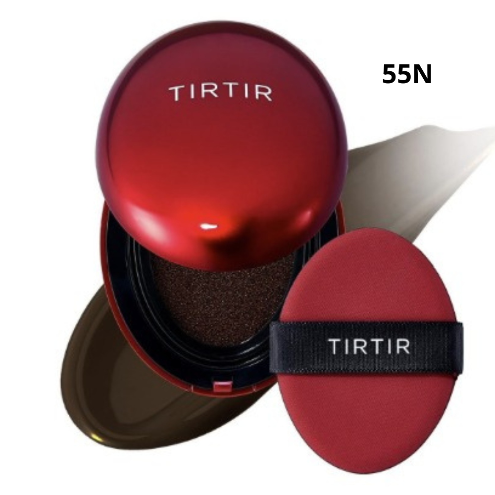 Base Cushion Clareadora TIRTIR - Protetor Solar e Maquiagem Longa Duração - Original