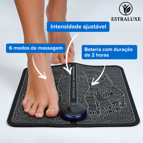 Tapete de massagem para pés – Reflexologia e relaxamento