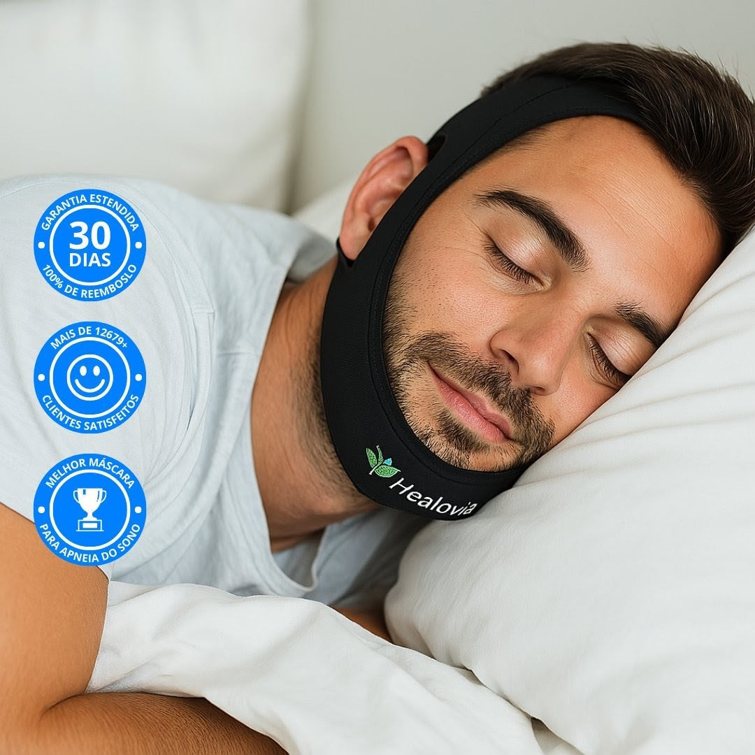 Máscara Para Apneia do Sono - Healovia